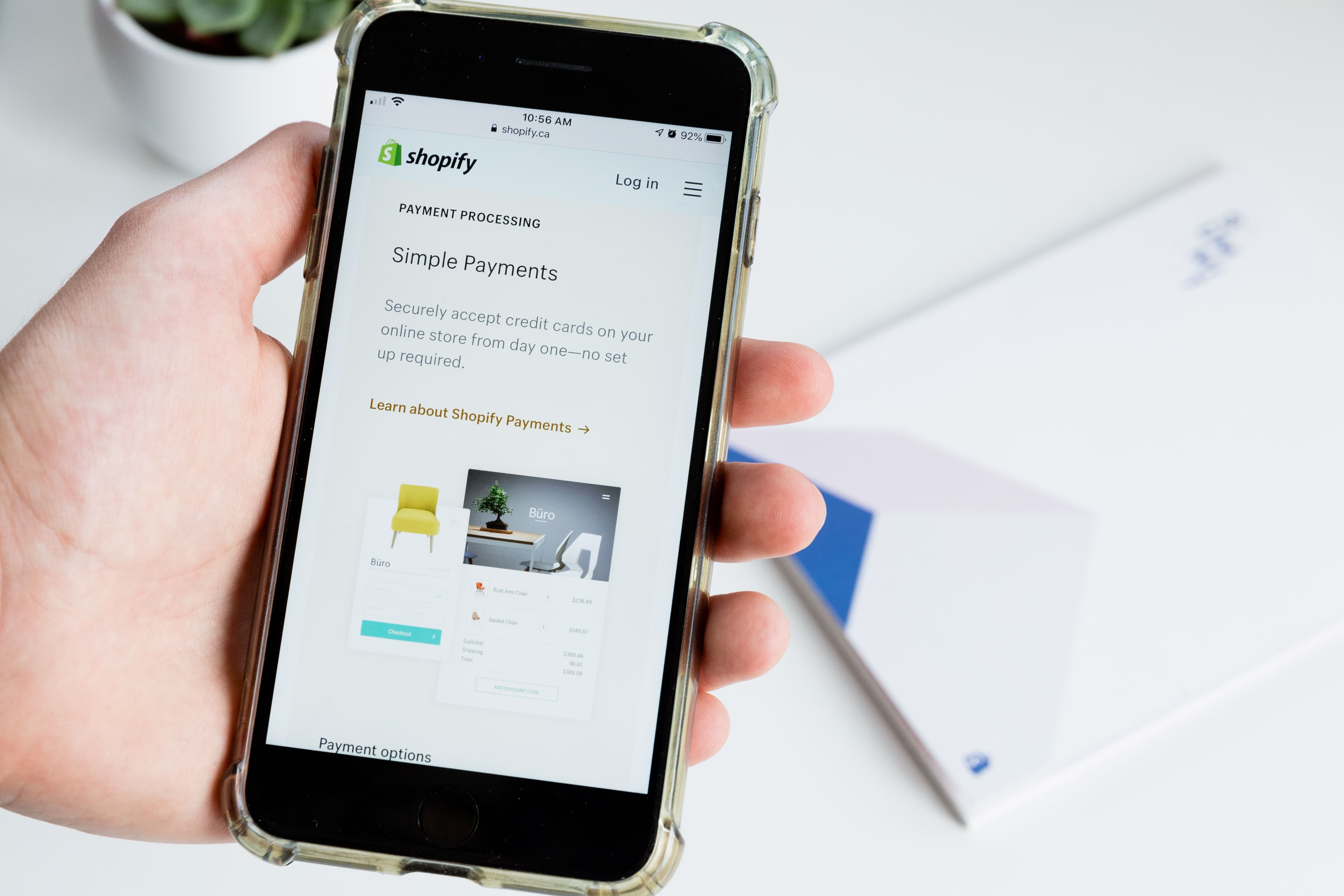 Shopify USDC payments Base network