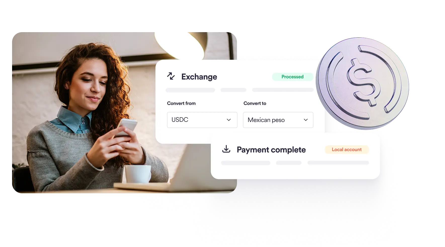 USDC remittance Base blockchain